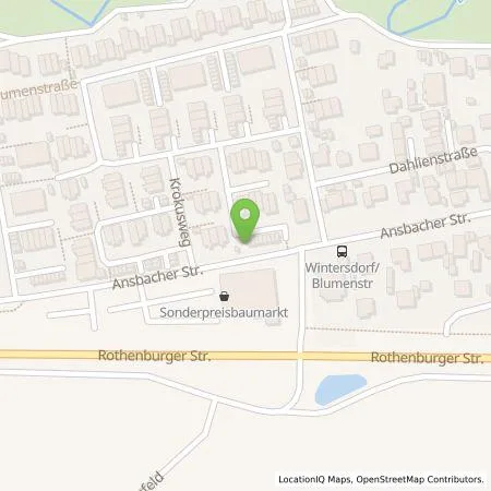 Standortübersicht der Tankstelle RangauWerke GmbH in 90513 Zirndorf