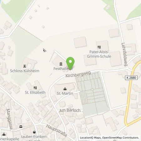 Standortübersicht der Tankstelle Regioladen+ GmbH & Co.KG in 97900 Külsheim