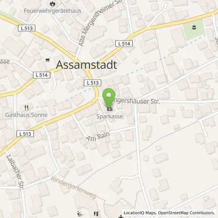 Standortübersicht der Tankstelle Regioladen+ GmbH & Co.KG in 97959 Assamstadt