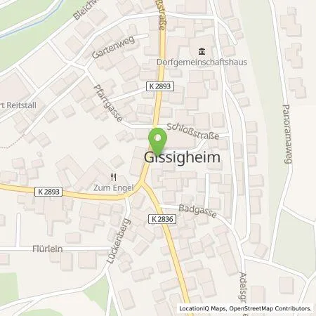 Standortübersicht der Tankstelle Regioladen+ GmbH & Co.KG in 97953 Königheim