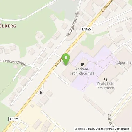 Standortübersicht der Tankstelle Regioladen+ GmbH & Co.KG in 74238 Krautheim