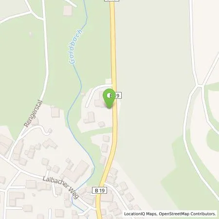 Standortübersicht der Tankstelle Regioladen+ GmbH & Co.KG in 74677 Dörzbach