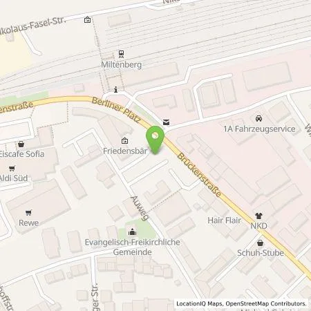 Standortübersicht der Tankstelle EMB Energieversorgung Miltenberg - Bürgstadt GmbH & Co. KG in 63897 Miltenberg