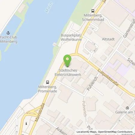 Standortübersicht der Tankstelle EMB Energieversorgung Miltenberg - Bürgstadt GmbH & Co. KG in 63897 Miltenberg