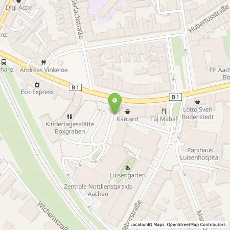 Standortübersicht der Tankstelle STAWAG - Stadt- und Städteregionswerke Aachen AG in 52064 Aachen