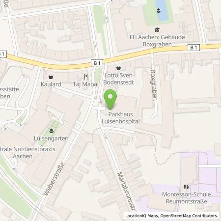 Standortübersicht der Tankstelle STAWAG - Stadt- und Städteregionswerke Aachen AG in 52064 Aachen