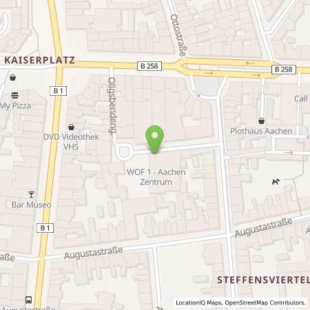 Standortübersicht der Tankstelle STAWAG - Stadt- und Städteregionswerke Aachen AG in 52070 Aachen