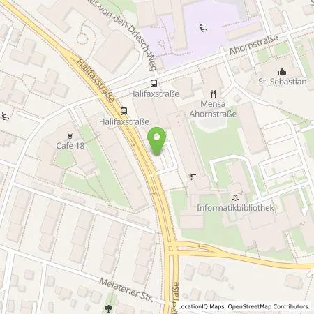 Standortübersicht der Tankstelle Rheinisch-Westfälische Technische Hochschule (RWTH) Aachen in 52074 Aachen