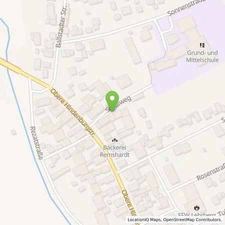 Standortübersicht der Tankstelle N-ERGIE Aktiengesellschaft in 91611 Lehrberg