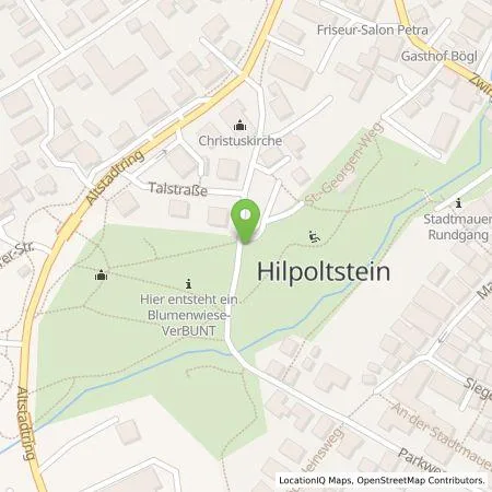 Standortübersicht der Tankstelle N-ERGIE Aktiengesellschaft in 91161 Hilpoltstein