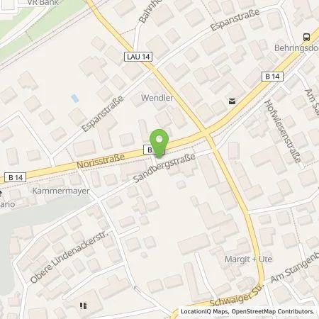 Standortübersicht der Tankstelle N-ERGIE Aktiengesellschaft in 90571 Schwaig (Behringersdorf)