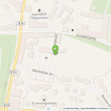 Standortübersicht der Tankstelle N-ERGIE Aktiengesellschaft in 92237 Sulzbach-Rosenberg