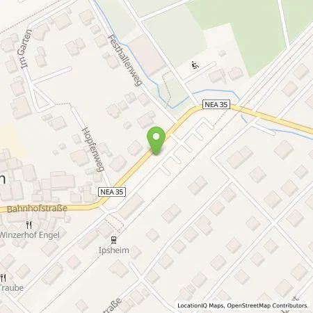 Standortübersicht der Tankstelle N-ERGIE Aktiengesellschaft in 91472 Ipsheim