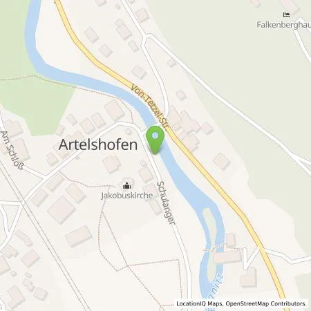 Standortübersicht der Tankstelle N-ERGIE Aktiengesellschaft in 91247 Vorra (Artelshofen)