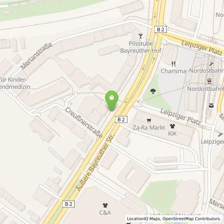 Standortübersicht der Tankstelle N-ERGIE Aktiengesellschaft in 90409 Nürnberg