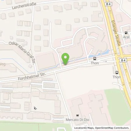 Standortübersicht der Tankstelle N-ERGIE Aktiengesellschaft in 90425 Nürnberg