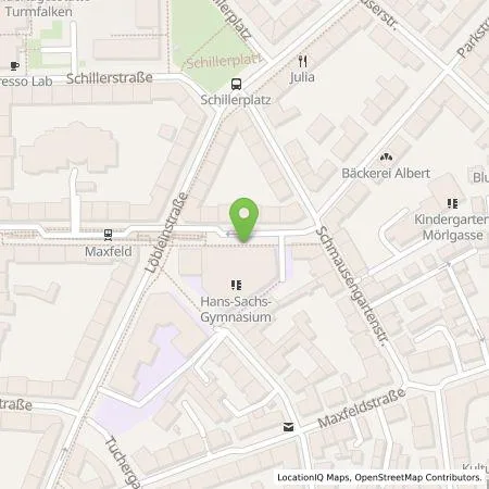 Standortübersicht der Tankstelle N-ERGIE Aktiengesellschaft in 90409 Nürnberg