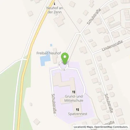 Standortübersicht der Tankstelle N-ERGIE Aktiengesellschaft in 90616 Neuhof an der Zenn