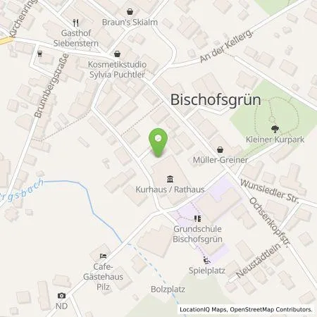 Standortübersicht der Tankstelle N-ERGIE Aktiengesellschaft in 95493 Bischofsgrün