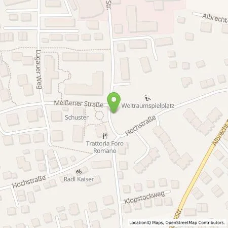 Standortübersicht der Tankstelle N-ERGIE Aktiengesellschaft in 90522 Oberasbach