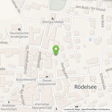 Standortübersicht der Tankstelle N-ERGIE Aktiengesellschaft in 97348 Rödelsee