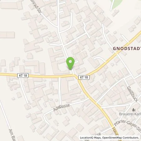 Standortübersicht der Tankstelle N-ERGIE Aktiengesellschaft in 97340 Gnodstadt