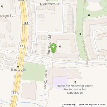 Standortübersicht der Tankstelle N-ERGIE Aktiengesellschaft in 90451 Nürnberg