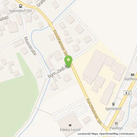 Standortübersicht der Tankstelle N-ERGIE Aktiengesellschaft in 91338 Igensdorf