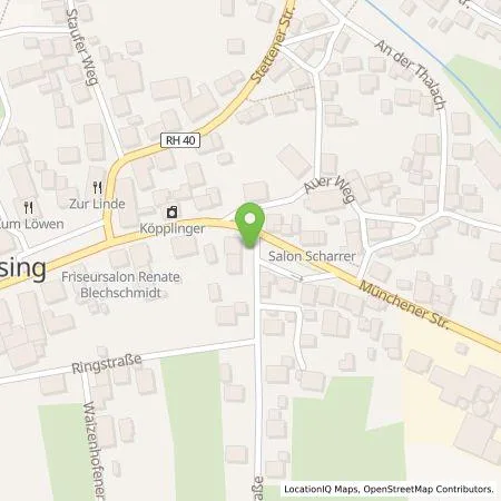 Standortübersicht der Tankstelle N-ERGIE Aktiengesellschaft in 91777 Thalmässing