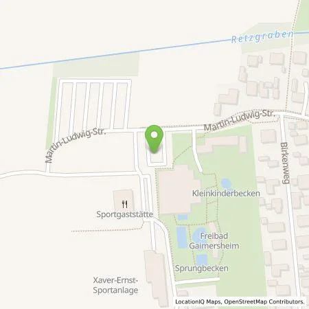 Standortübersicht der Tankstelle N-ERGIE Aktiengesellschaft in 85080 Gaimersheim