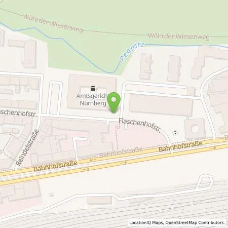 Standortübersicht der Tankstelle N-ERGIE Aktiengesellschaft in 90402 Nürnberg