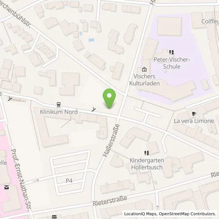 Standortübersicht der Tankstelle N-ERGIE Aktiengesellschaft in 90419 Nürnberg