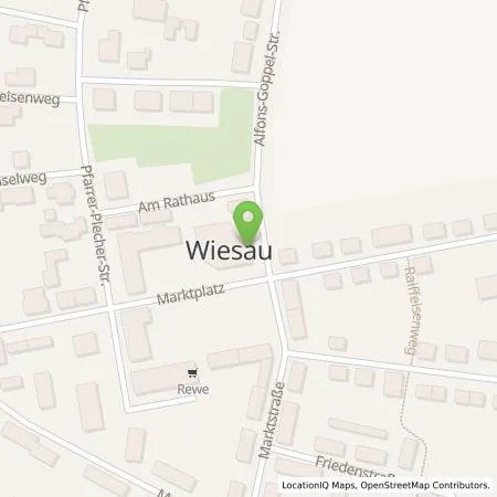 Standortübersicht der Tankstelle N-ERGIE Aktiengesellschaft in 95676 Wiesau