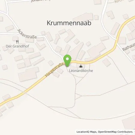 Standortübersicht der Tankstelle N-ERGIE Aktiengesellschaft in 92703 Krummennaab