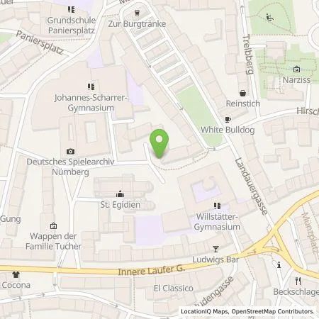 Standortübersicht der Tankstelle N-ERGIE Aktiengesellschaft in 90403 Nürnberg