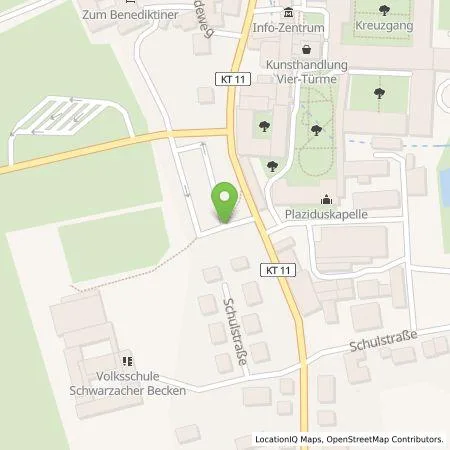 Standortübersicht der Tankstelle N-ERGIE Aktiengesellschaft in 97359 Münsterschwarzach