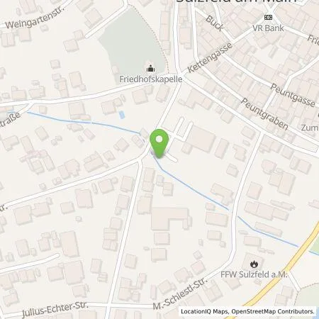 Standortübersicht der Tankstelle N-ERGIE Aktiengesellschaft in 97320 Sulzfeld am MAin