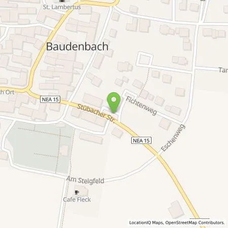 Standortübersicht der Tankstelle N-ERGIE Aktiengesellschaft in 91460 Baudenbach