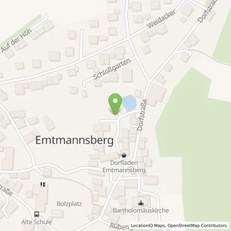 Standortübersicht der Tankstelle N-ERGIE Aktiengesellschaft in 95517 Emtmannsberg