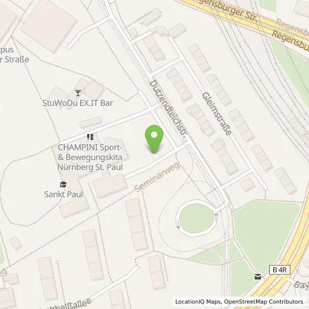 Standortübersicht der Tankstelle N-ERGIE Aktiengesellschaft in 90478 Nürnberg