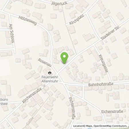 Standortübersicht der Tankstelle N-ERGIE Aktiengesellschaft in 91735 Muhr am See