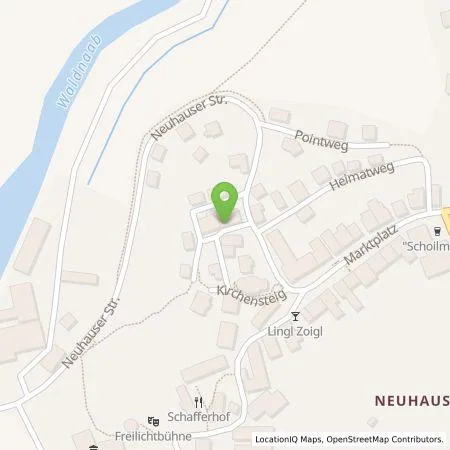 Standortübersicht der Tankstelle N-ERGIE Aktiengesellschaft in 92670 Winischeschenbach (Neuhaus)