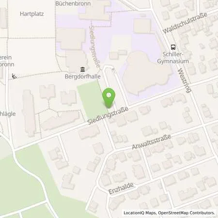 Standortübersicht der Tankstelle SWP Stadtwerke Pforzheim GmbH&Co.KG in 75180 Pforzheim