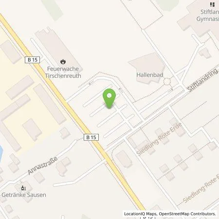 Standortübersicht der Tankstelle N-ERGIE Aktiengesellschaft in 95652 Waldsassen