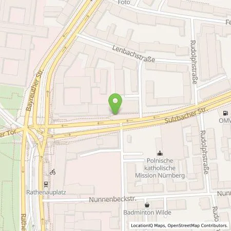 Standortübersicht der Tankstelle N-ERGIE Aktiengesellschaft in 90489 Nürnberg