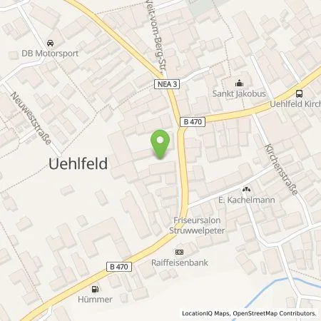 Standortübersicht der Tankstelle N-ERGIE Aktiengesellschaft in 91468 Uehlfeld