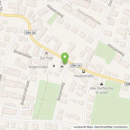 Standortübersicht der Tankstelle N-ERGIE Aktiengesellschaft in 91088 Bubenreuth