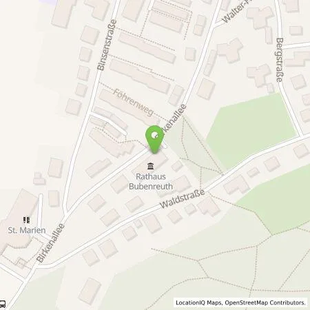 Standortübersicht der Tankstelle N-ERGIE Aktiengesellschaft in 91088 Bubenreuth