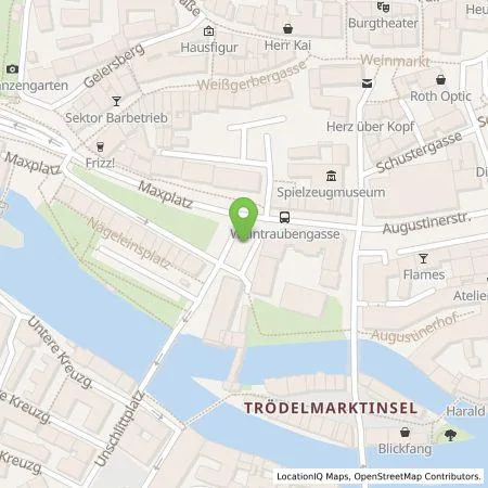 Standortübersicht der Tankstelle N-ERGIE Aktiengesellschaft in 90403 Nürnberg