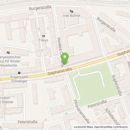 Standortübersicht der Tankstelle N-ERGIE Aktiengesellschaft in 90478 Nürnberg